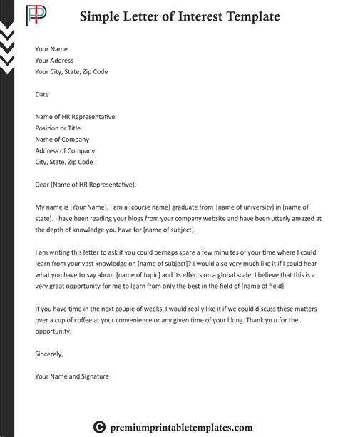 example letter of personal representative.